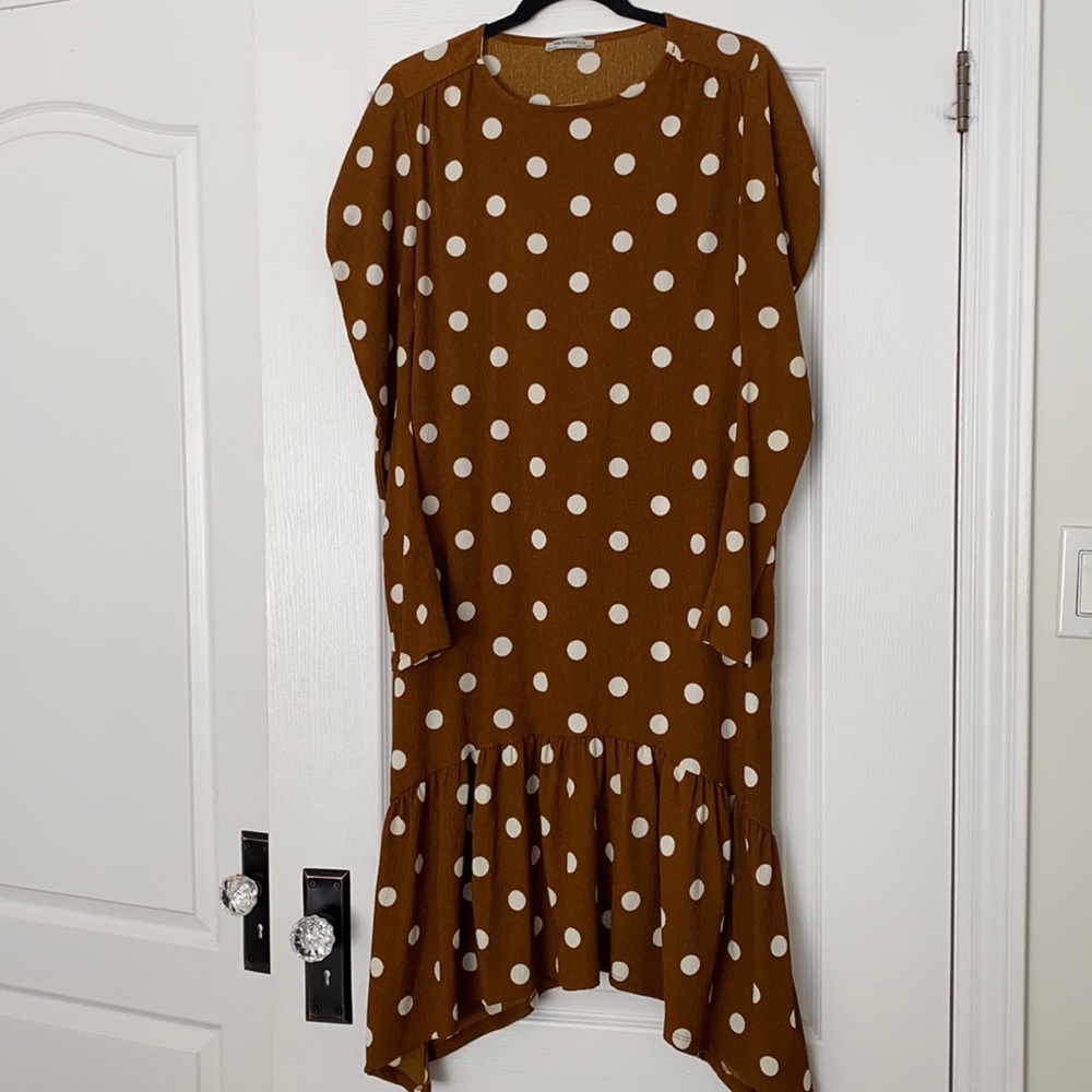 Zara polka dot dress